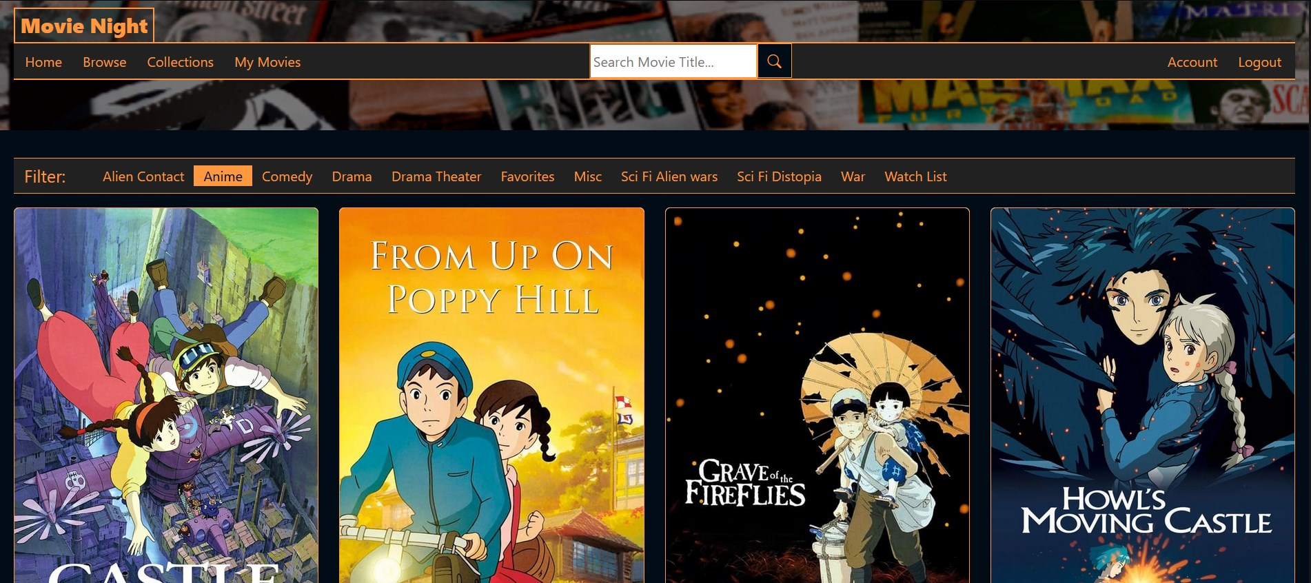 movie night project image